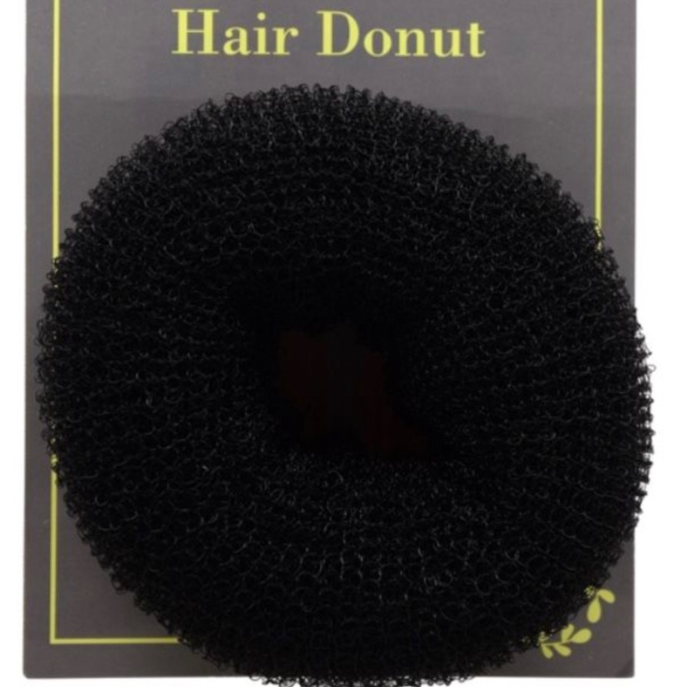 Hair Donut Bun Maker Ring Style Black 3.5”